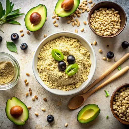 फायबर युक्त साबुत अनाज और एवोकाडो पैटी