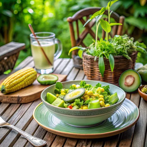 स्वादिष्ट एवोकाडो चाट